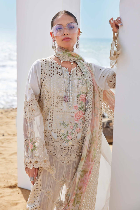 Maria B Embroidered Lawn Suit | EID LAWN-25-07