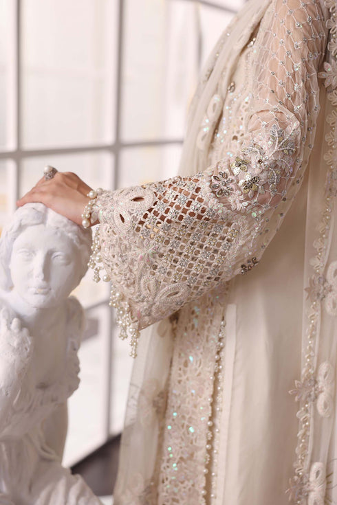 Maria B Embroidered Chiffon Suit BD-3007