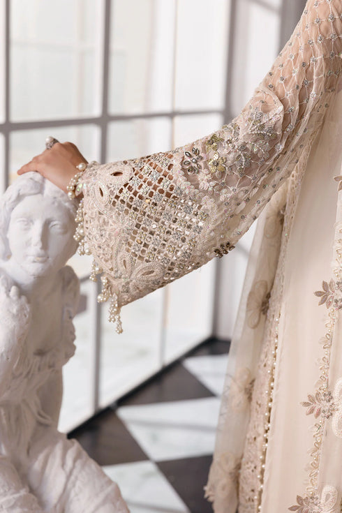 Maria B Embroidered Chiffon Suit BD-3007