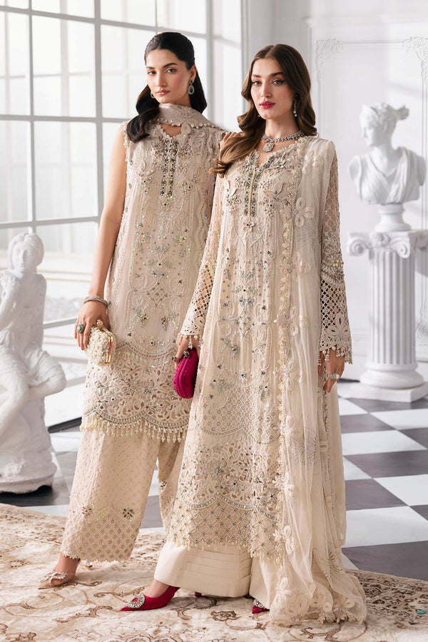 Maria B Embroidered Chiffon Suit BD-3007