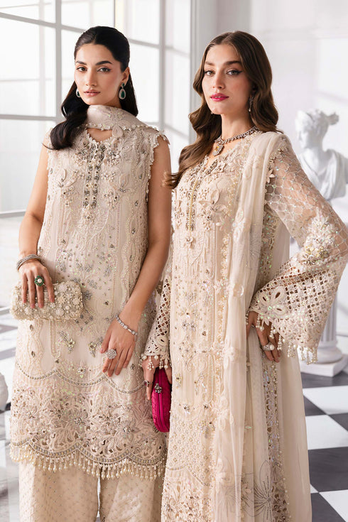 Maria B Embroidered Chiffon Suit BD-3007