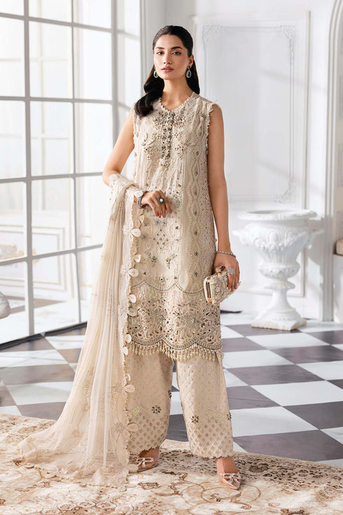 Maria B Embroidered Chiffon Suit BD-3007