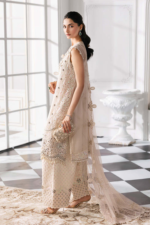 Maria B Embroidered Chiffon Suit BD-3007