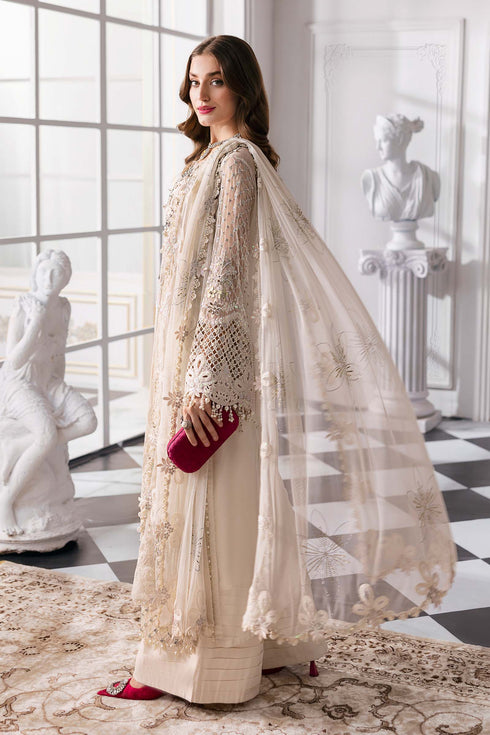 Maria B Embroidered Chiffon Suit BD-3007