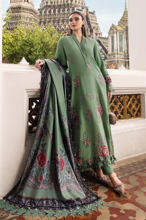 Maria B Embroidered Linen Suit MPT-2808-A