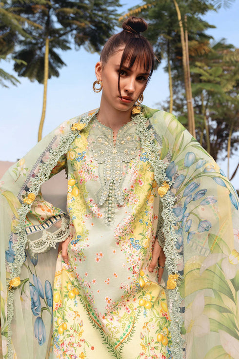 Maria B 3 Piece Embroidered Lawn Suit MPT-2908-B