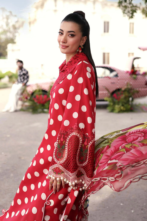 Maria B Embroidered 3PC Lawn Suit MPT-3008-B