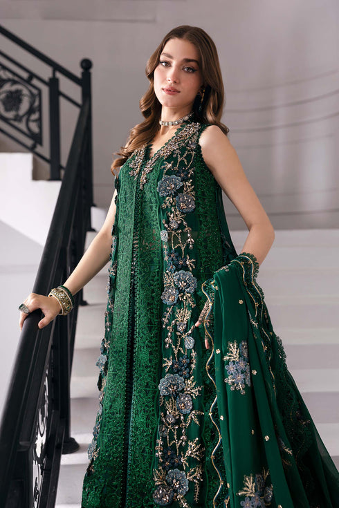 Maria B Embroidered Chiffon Suit BD-3008
