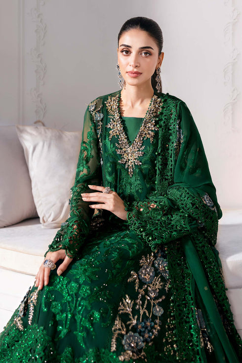 Maria B Embroidered Chiffon Suit BD-3008