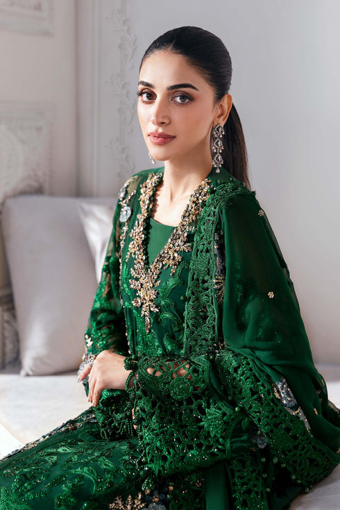 Maria B Embroidered Chiffon Suit BD-3008