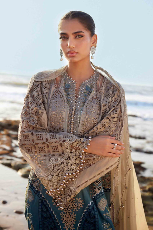 Maria B Embroidered Lawn Suit | EID LAWN-25-08