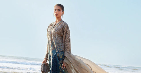 Maria B Embroidered Lawn Suit | EID LAWN-25-08