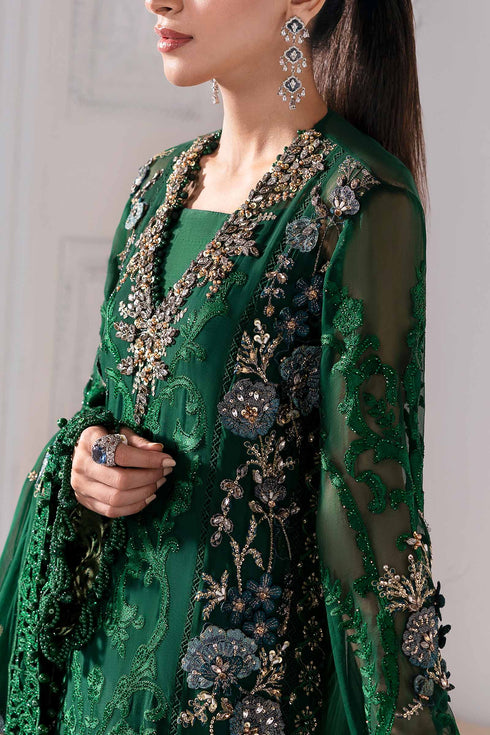 Maria B Embroidered Chiffon Suit BD-3008