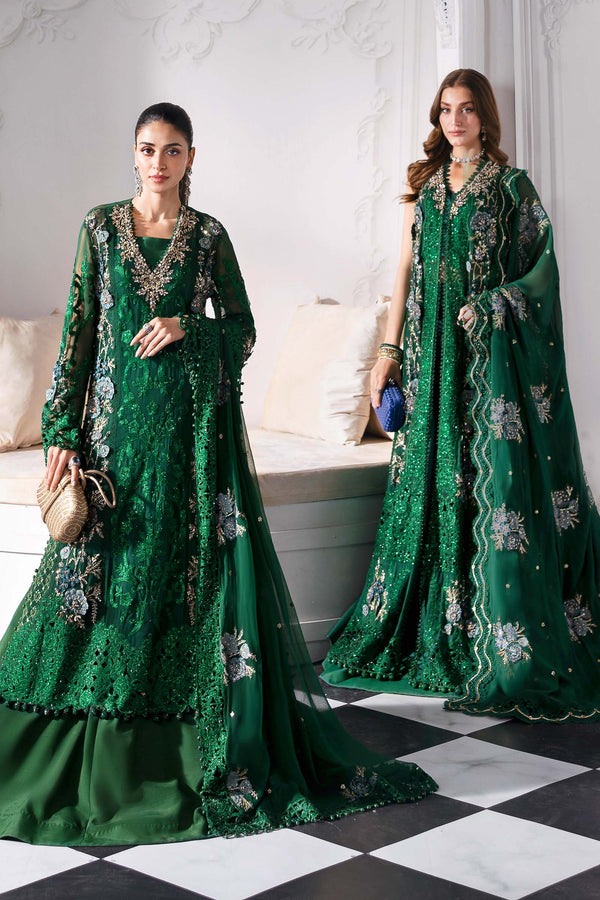 Maria B Embroidered Chiffon Suit BD-3008