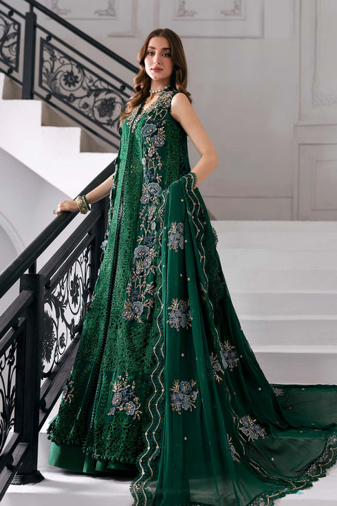 Maria B Embroidered Chiffon Suit BD-3008