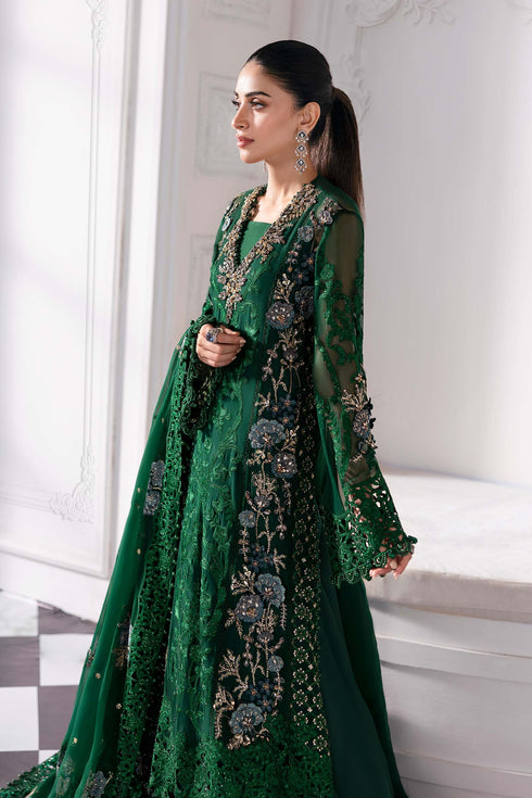 Maria B Embroidered Chiffon Suit BD-3008