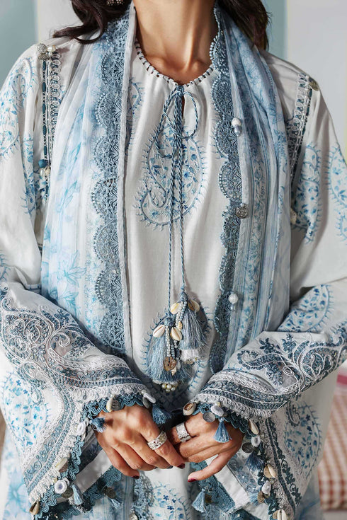 Maria B Embroidered 3PC Lawn Suit MPT-3009-A