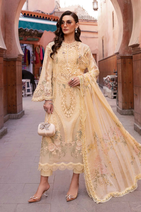 Maria B Embroidered Organza Suit D-2509-A