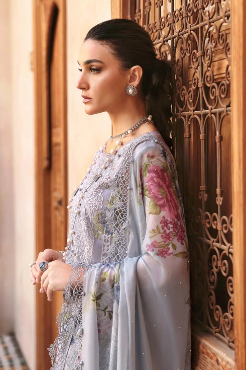 Maria B Embroidered Organza Suit D-2509-B