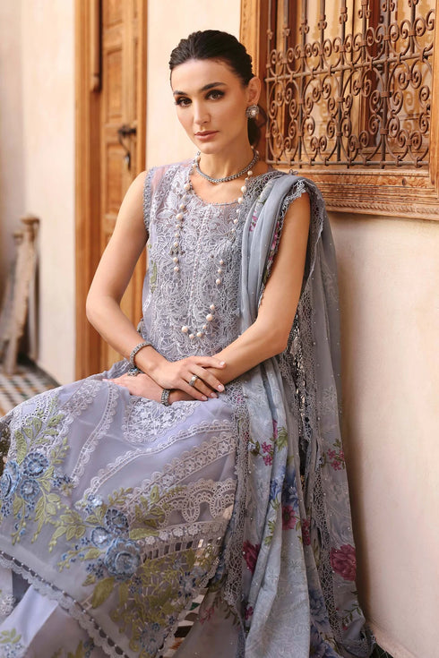 Maria B Embroidered Organza Suit D-2509-B