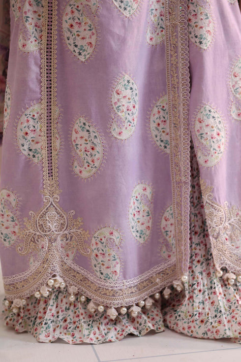 Maria B Embroidered 3PC Lawn Suit MPT-3009-B