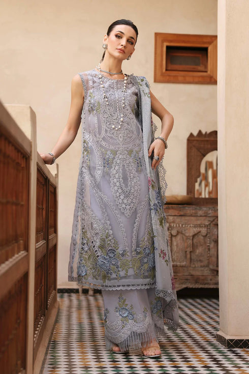 Maria B Embroidered Organza Suit D-2509-B