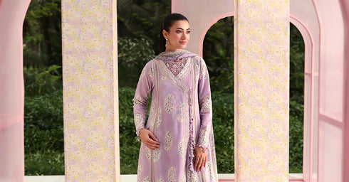 Maria B Embroidered 3PC Lawn Suit MPT-3009-B