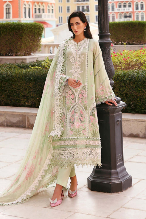 Maria B 3 Piece Embroidered Lawn Suit D-2611-A