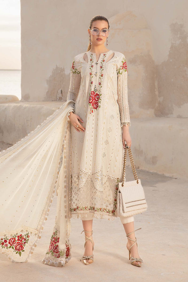 Maria B Embroidered Lawn 3 Piece suit D-2412-A