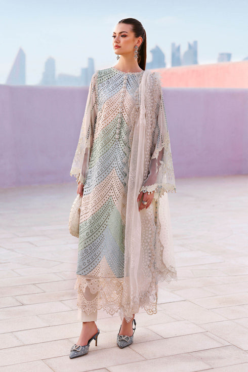 Maria B 3 Piece Embroidered Lawn Suit D-2612-A