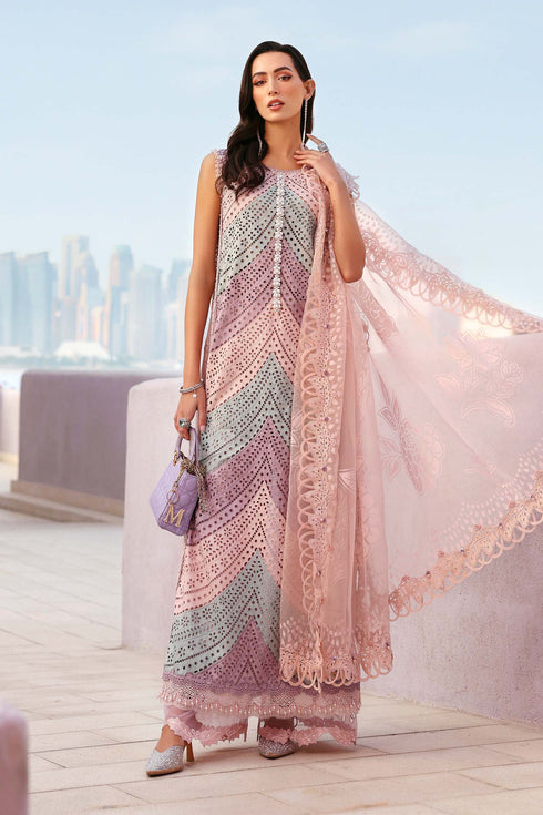 Maria B 3 Piece Embroidered Lawn Suit D-2612-B