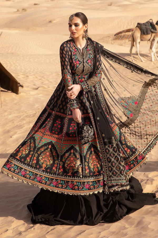 Maria B Embroidered lawn 3 Piece suit  D-2413-B