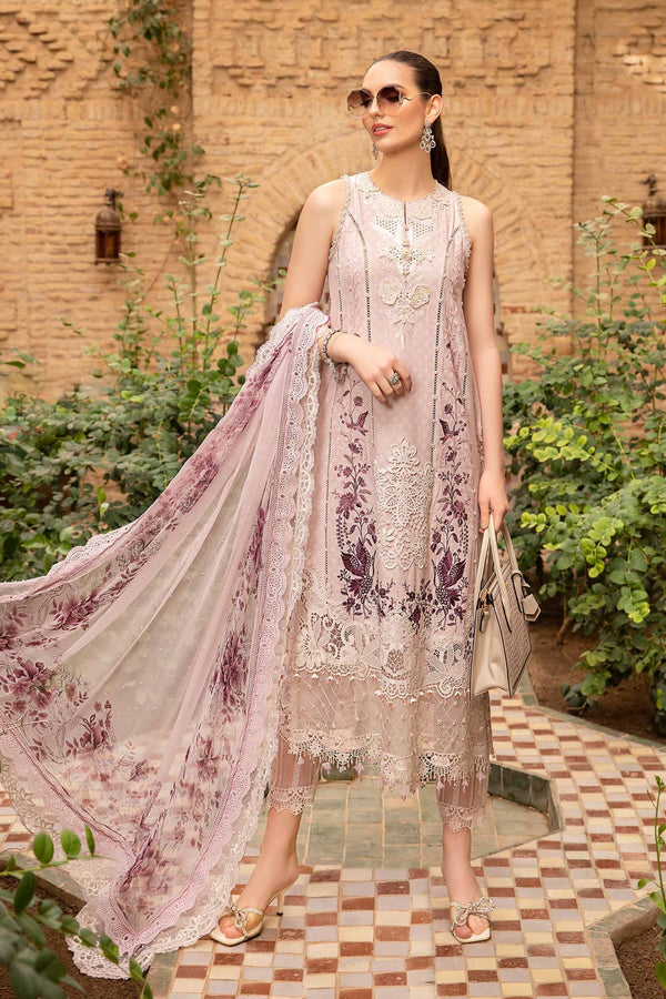 Maria B Embroidered Lawn 3 Piece suit D-2414-A