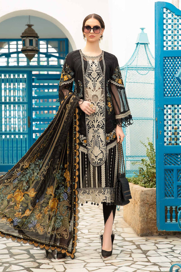 Maria B Embroidered Lawn 3 Piece suit D-2415-B