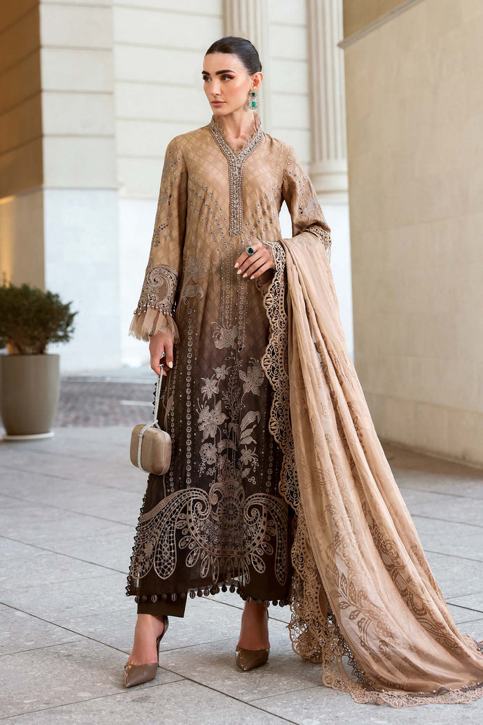Maria B  Embroidered Jacquard Lawn Suit D-2601-A