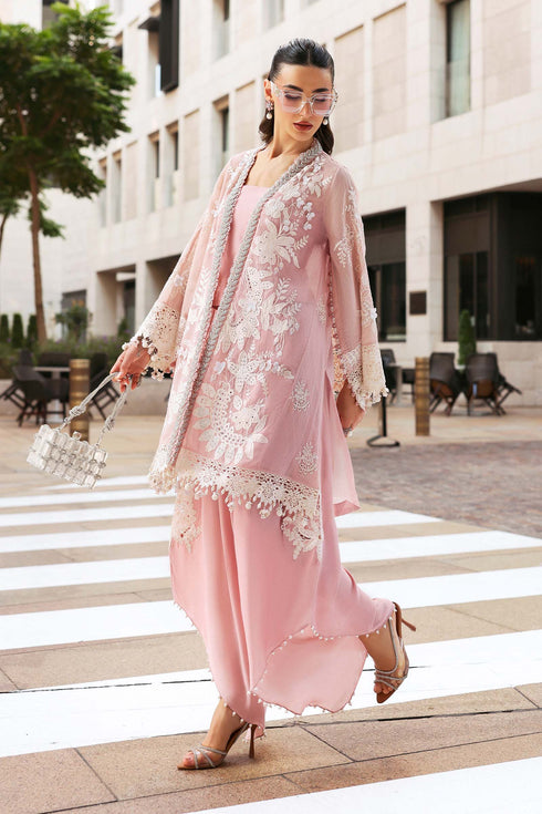 Maria B 3 Piece Embroidered Lawn Karandi Suit D-2603-A