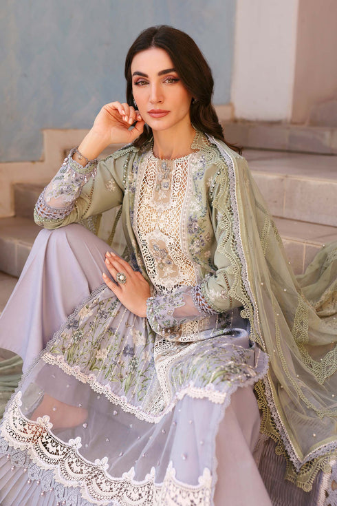 Maria B 3 Piece Embroidered Lawn Suit D-2606-B