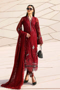 Maria B 3 Piece Embroidered Net Suit D-2607-A