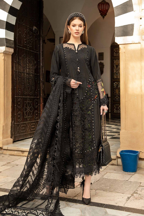Maria B Embroidered Lawn 3 Piece suit D-2408-B