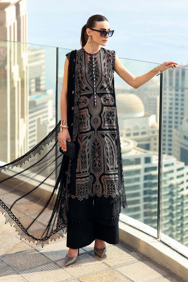 Maria B 3 Piece Embroidered Lawn Suit D-2608-B