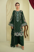 Maryams Embroidered Cotton suit Veil