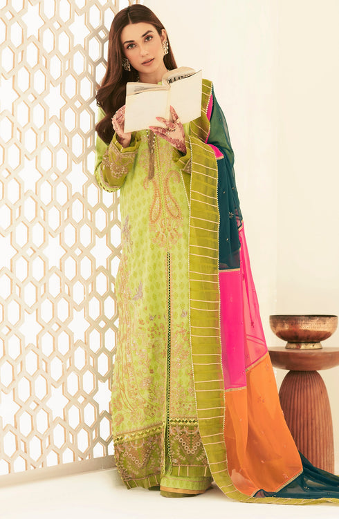 Maryum N Maria Embroidered Lawn 3 piece suit MLFD-126