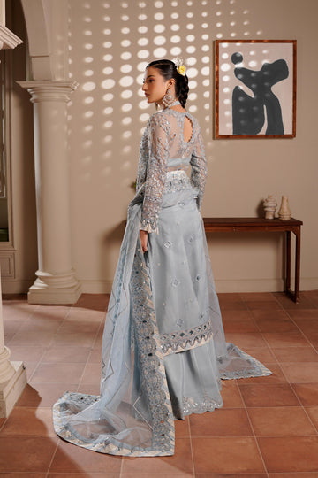 Maryams Embroidered Organza Suit Zarq-ZEE-1913