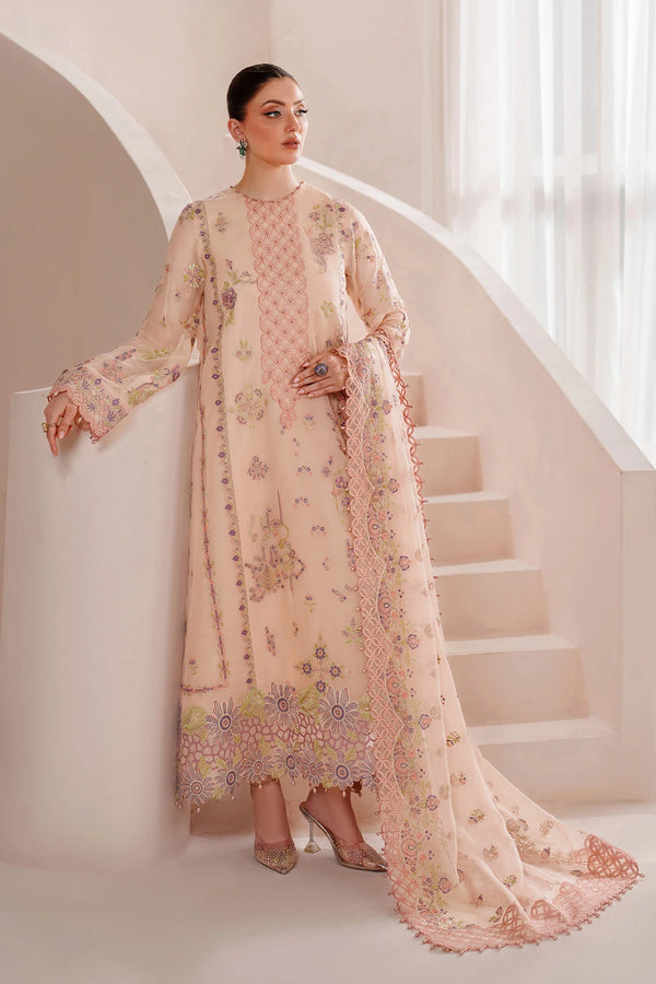 Alizeh Embroidered Chiffon Suit - BDHG-5043-Diana