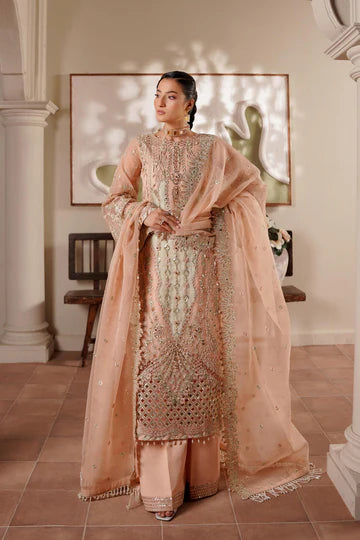 Maryams Embroidered Organza Suit Lfora-ZEE-1912