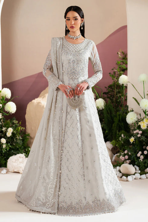 Alizeh Embroidered Chifffon Suit AF-HM-4032-Musk