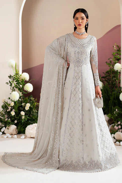 Alizeh Embroidered Chifffon Suit AF-HM-4032-Musk