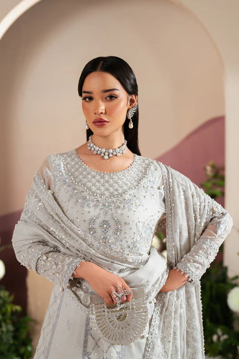 Alizeh Embroidered Chifffon Suit AF-HM-4032-Musk