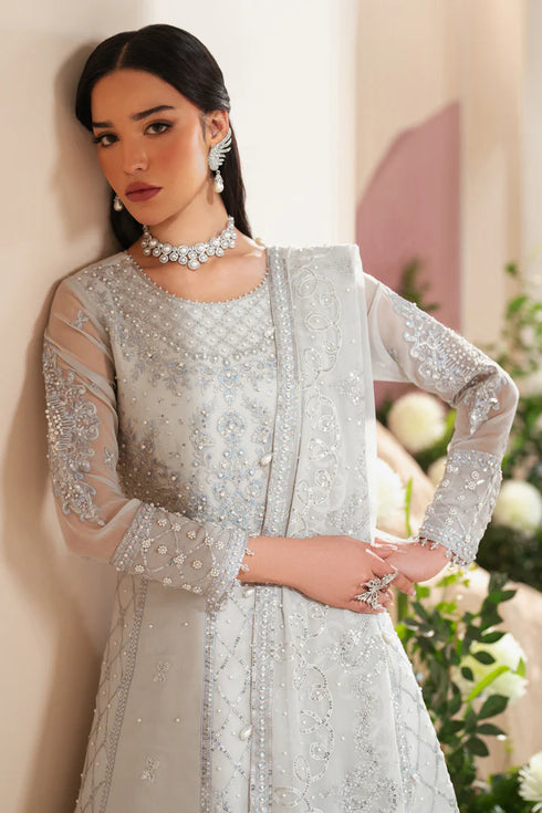 Alizeh Embroidered Chifffon Suit AF-HM-4032-Musk