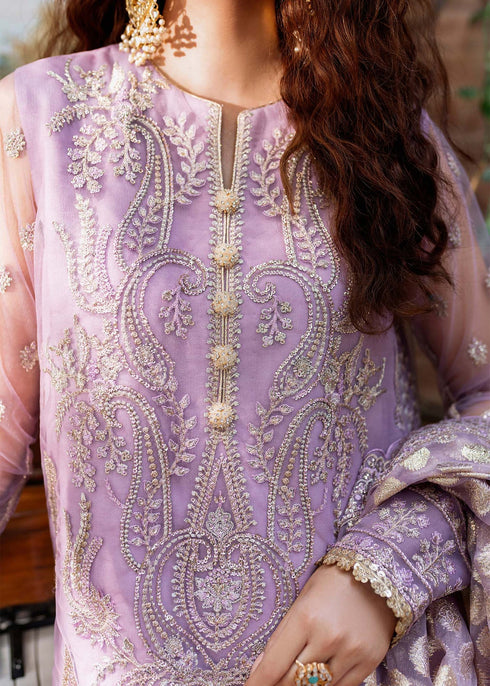 Akbar Aslam Embroidered Net 3 Piece suit RANIYA